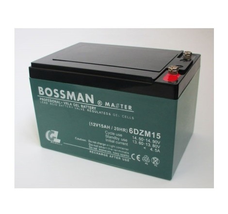 Акумуляторна батарея тягова ДЛЯ ЭЛЕКТРОВЕЛОСИПЕДА BOSSMAN AGM 6DZM15 12V 15Ah