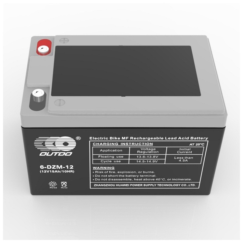 Аккумулятор тяговый OUTDO 6-DZM-12 12V 12ah