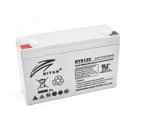 Аккумулятор на детский электромобиль AGM RITAR RT6120A 6V 12Ah