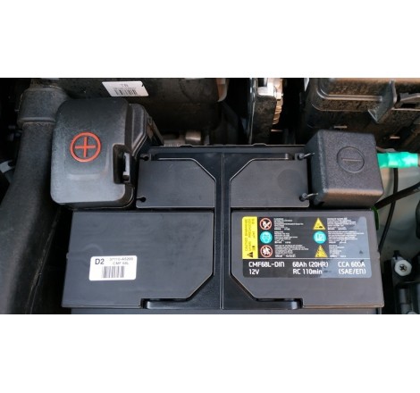 Аккумулятор DELKOR CMF68L-DIN 68Ah(20HR) 12V 600(SAE)
