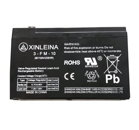 XINLEINA 3-FM-10 6v 10Ah аккумулятор для детского электромобиля