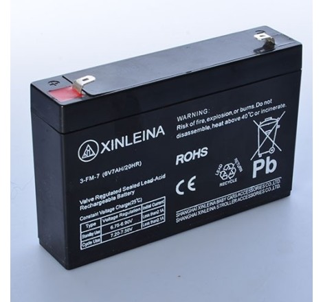 XINLEINA 3-FM-7 6v 7Ah Тяговый аккумулятор на детский электромобиль