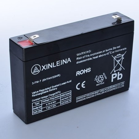XINLEINA 3-FM-7 6v 7Ah Тяговый аккумулятор на детский электромобиль
