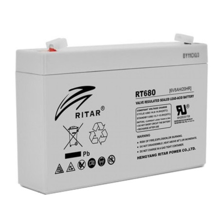 Аккумулятор на детский электромобиль AGM RITAR RT680 6V 8Ah