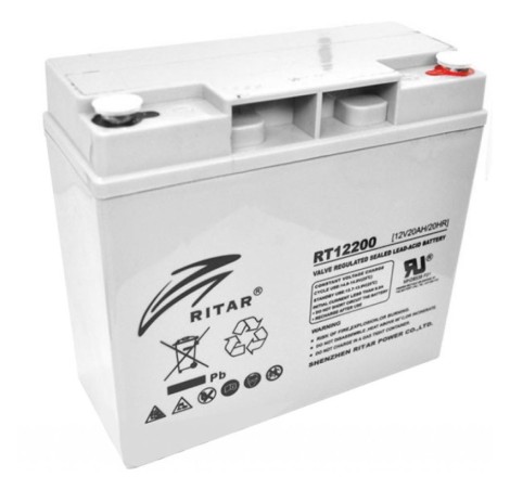 Тяговая аккумуляторная батарея AGM RITAR RT12200 12V 20Ah
