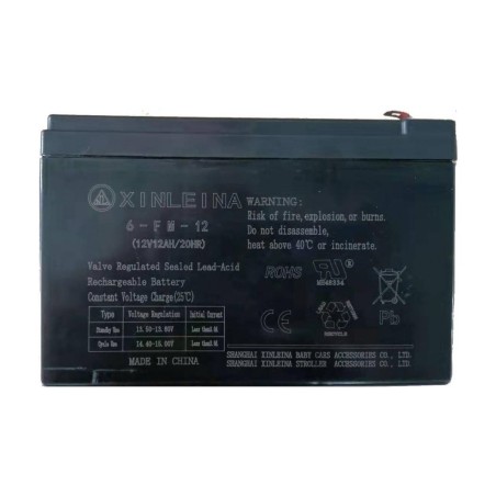 Тяговый аккумулятор для детского электромобиля XINLEINA 6-FM-12 12v12AH/20HR