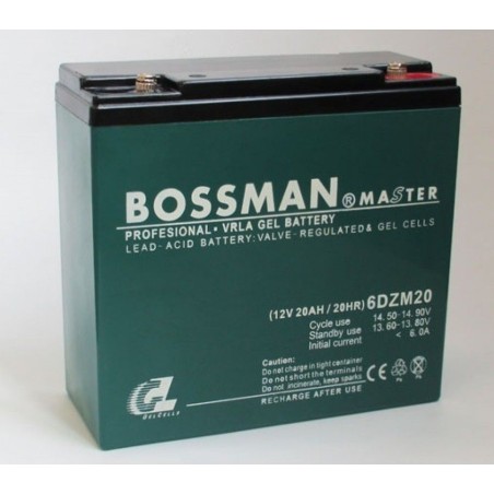 Тяговый аккумулятор BOSSMAN 6DZM20 (12V 20Ah20HR)
