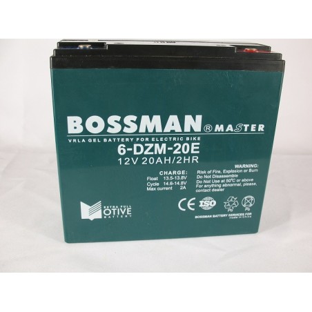 Тяговый аккумулятор BOSSMAN 6DZM20 (12V 20Ah20HR)