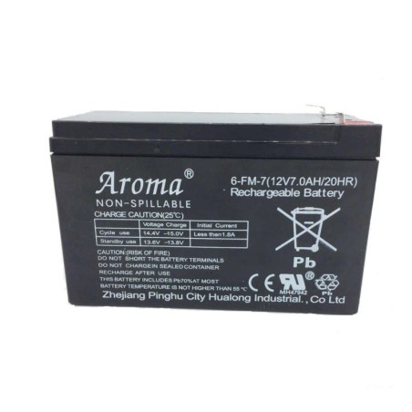 Аккумулятор Aroma 6-FM-7 на детский электромобиль (12V7.0Ah/20hR)
