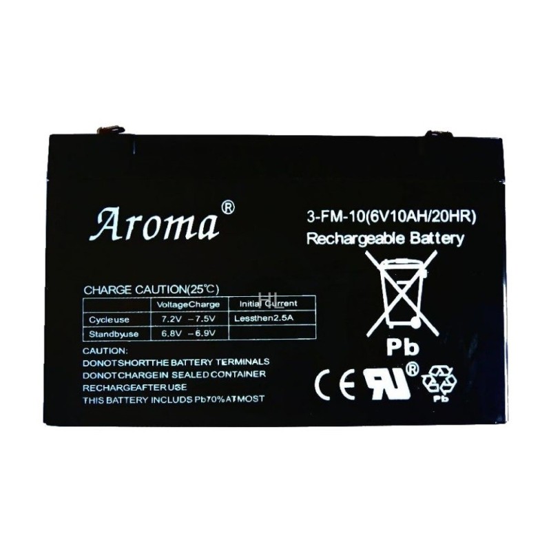 Аккумулятор 3-FM-10(6v10AH/20HR) на детский электромобиль
