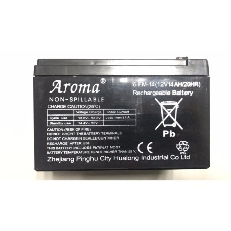 Аккумулятор Aroma 6-FM-14(12v14AH/20HR) на детский электромобиль