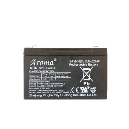 Аккумулятор Aroma 3-FM-10(6V10AH/20HR) для детского электромобиля
