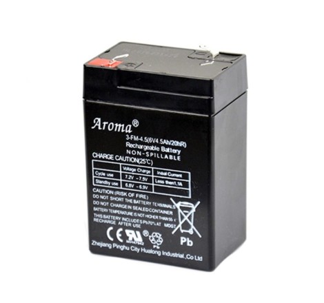 Аккумулятор Aroma 3-FM-4.5(6V4.5AH/20hR) для детского электромобиля