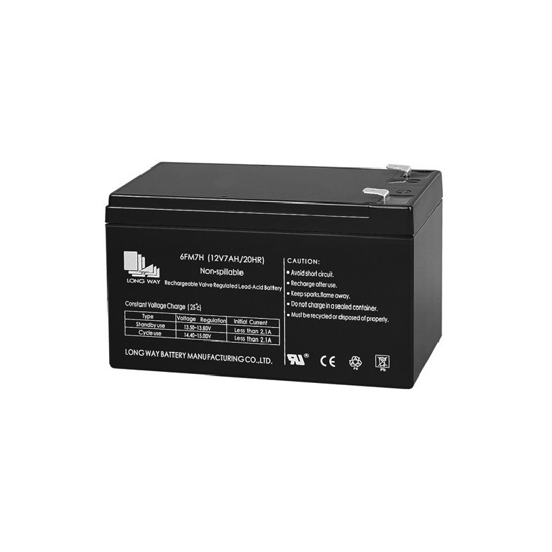 Акумулятор LONGWAY 6FM7 (12V7AH/20hr)