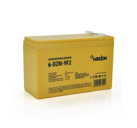 Тяговий акумулятор AGM MERLION 6-DZM-9 12v 9Ah