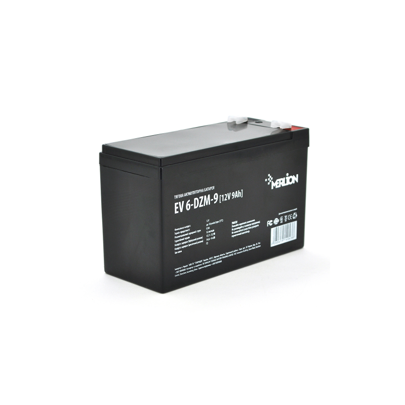 Тяговий акумулятор AGM MERLION EV 6-DZM-9 12v 9Ah