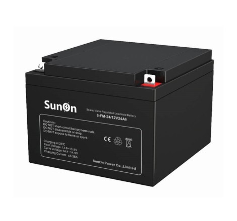 Аккумуляторная батарея Sunon AGM 6-FM-24 12v 24Ah