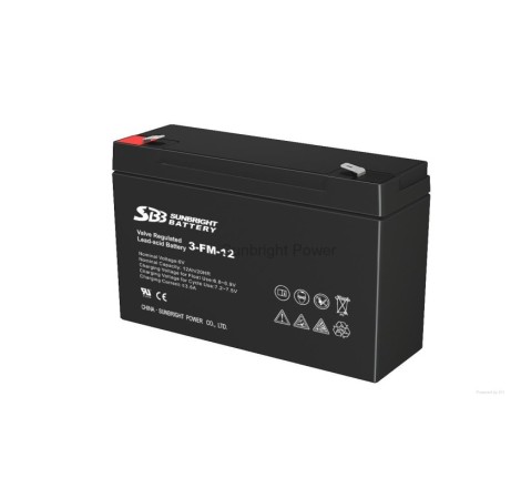 Аккумулятор для детского электромобиля Sunbright 3-FM-12 6v 12Ah