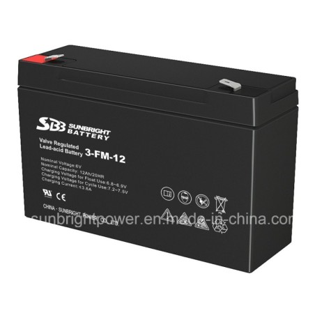 Аккумулятор для детского электромобиля Sunbright 3-FM-12 6v 12Ah
