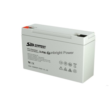 Аккумулятор для детского электромобиля Sunbright 3-FM-12 6v 12Ah