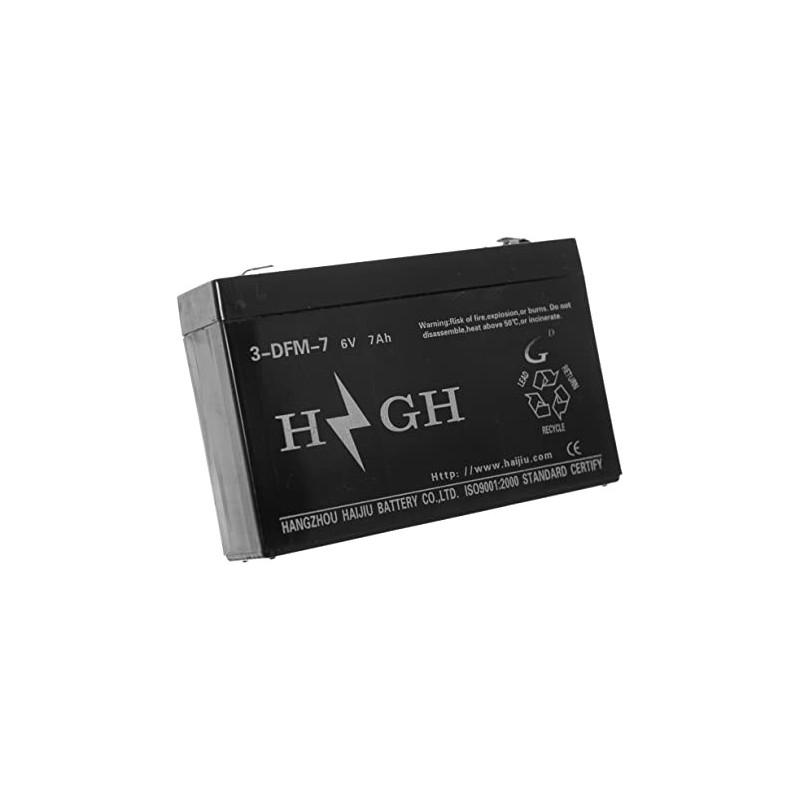 Акумулятор до дитячого мотоцикла 3-DFM-7 6v7Ah