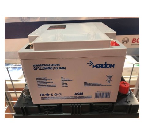 Аккумулятор MERLION AGM GP12260M5 12v 26Ah