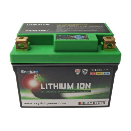 Аккумулятор LITHIUM ION Skyrich HJTZ5S-FP 12V 24Wh 2Ah 120A