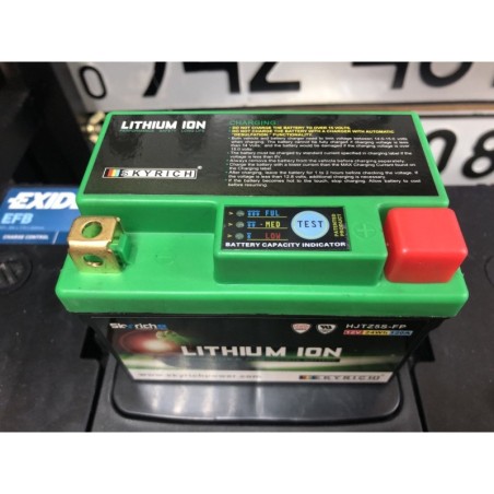 Аккумулятор LITHIUM ION Skyrich HJTZ5S-FP 12V 24Wh 2Ah 120A