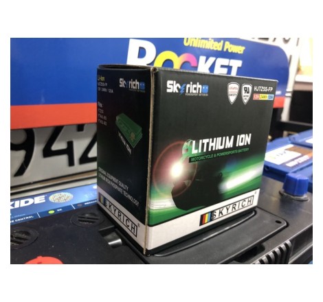 Аккумулятор LITHIUM ION Skyrich HJTZ5S-FP 12V 24Wh 2Ah 120A