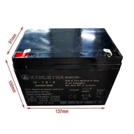 Акумулятор тяговий XINLEINA 12-FM-5 24v5Ah/20HR