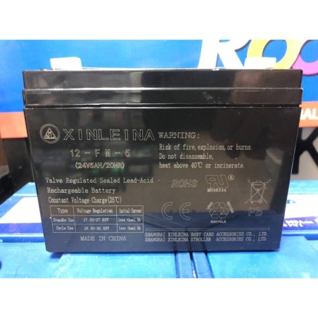 Акумулятор тяговий XINLEINA 12-FM-5 24v5Ah/20HR