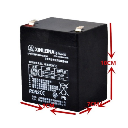 Акумулятор AGM XINLEINA 6-FM-4.5 12v 4.5Ah 20HR