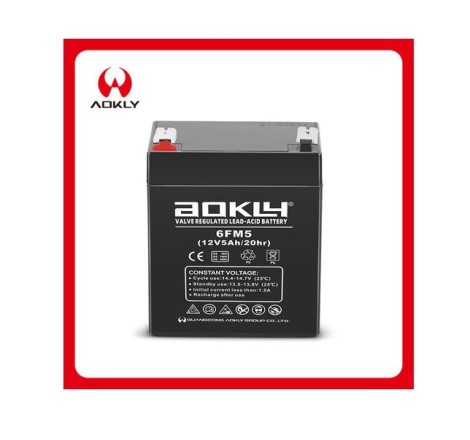 Тяговий акумулятор для дитячого електротраспорта AGM 6FM5 12v 5Ah 20HR