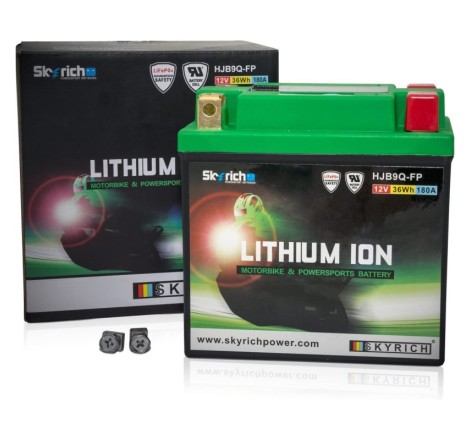 Акумулятор LITHIUM ION Skyrich HJB9Q-FP 12v 36Wh 9Ah 180A