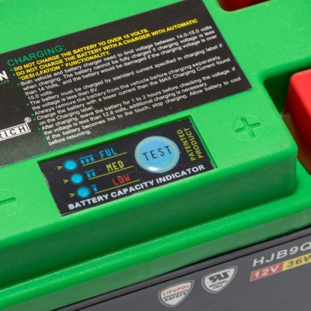 Акумулятор LITHIUM ION Skyrich HJB9Q-FP 12v 36Wh 9Ah 180A