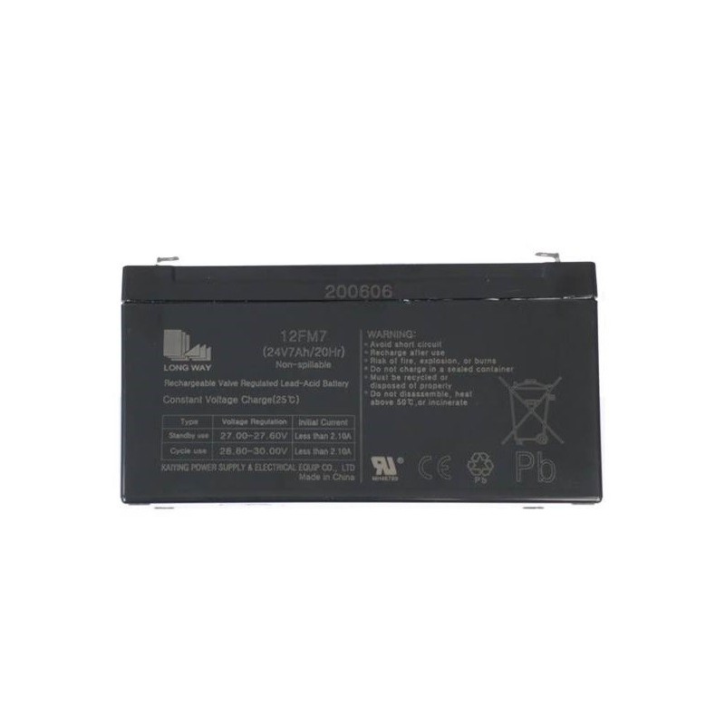 Тяговий акумулятор AGM LONG WAY 12FM7 24V 7Ah/20HR