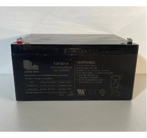 Тяговий акумулятор LONG WAY AGM 12FM14 24V14Ah/20HR
