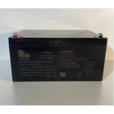 Тяговий акумулятор LONG WAY AGM 12FM14 24V14Ah/20HR
