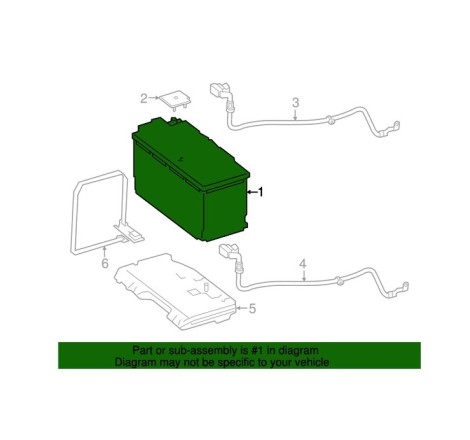 Стартерна батарея MERCEDES BENZ Li-lon A0009827710 12v 78Ah 1030Wh 730A 12kg