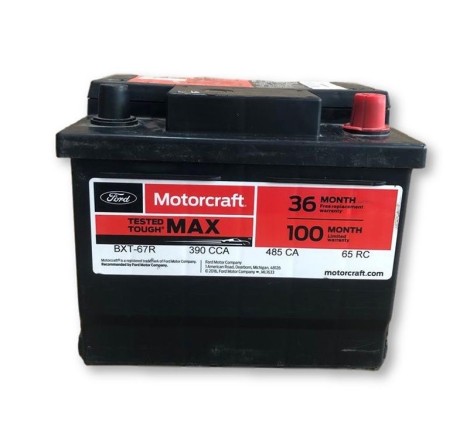 Аккумулятор на Ford Motorcraft BTX-67R 12v 44Ah 390A
