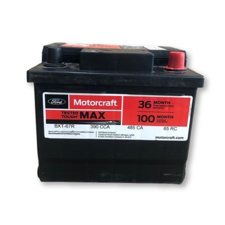 Аккумулятор на Ford Motorcraft BTX-67R 12v 44Ah 390A