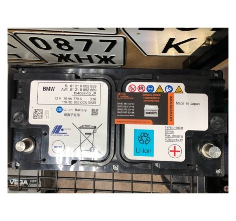 Акумулятор  Li-ion BMW 61218092859 12V 70Ah 770 A EN 170RC 860 CCA