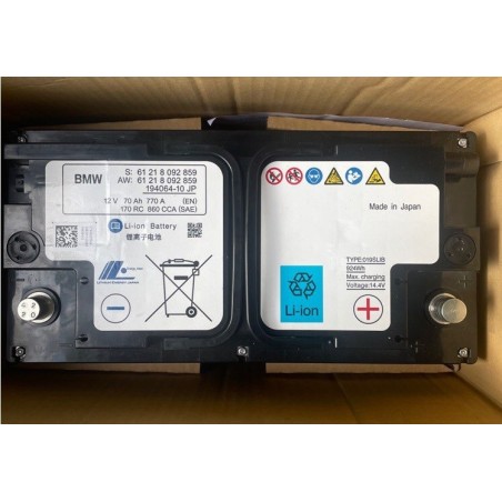 Акумулятор  Li-ion BMW 61218092859 12V 70Ah 770 A EN 170RC 860 CCA