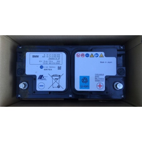 Акумулятор Li-ion BMW M3 M4 M5 M8 194064-10 JP 12V 70Ah 770A EN 170RC 860CCA