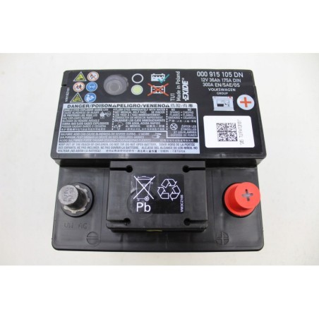 Акумулятор VOLKSWAGEN ID.4 000 915 105 DN EXIDE 12V 36AH 175A DIN 300A EN