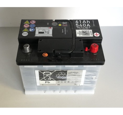 Акумулятор 61Ah 540Ah 000 915 089 E 12v 330A DIN