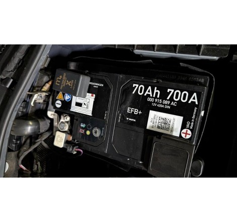 Акумулятор MOLL EFB 70Ah 700A 000 915 089 AC 12v 420A DIN