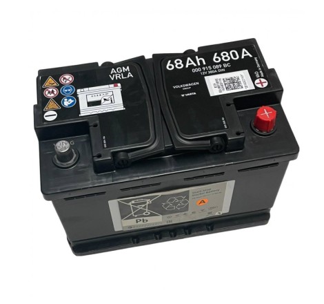 Акумулятор VARTA AGM VRLA 68Ah 680A 000 915 089 BC 12v 380A DIN