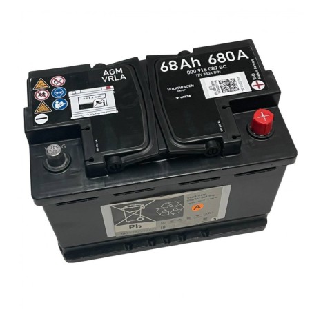 Акумулятор VARTA AGM VRLA 68Ah 680A 000 915 089 BC 12v 380A DIN