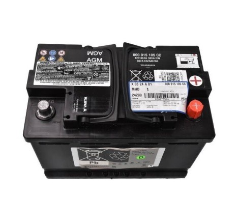 Акумулятор VARTA AGM VRLA 68Ah 680A 000 915 089 BC 12v 380A DIN